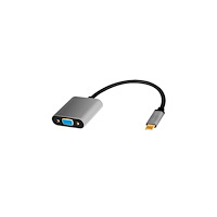 LogiLink LogiLink - USB/VGA-adapter - USB-C till HD-15 (VGA) - 15 cm