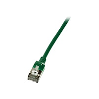 2direct LogiLink Ultraflex SlimLine - patch-kabel - 0.3 m - grön, RAL 6029
