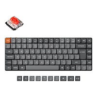 Keychron Keychron K3 MAX - tangentbord - QMK/VIA, anpassad mekanisk, ISO layout samling - 75% compact - QWERTY - Nordisk Inmatnin...