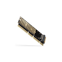 AXAGON PCEM2-1U intern PCIe x16/x8/x4-adapter, M.2 NVMe M-keyplats,...