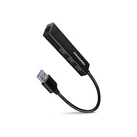 AXAGON AXAGON HMA-GL3A - hubb - with gigabit LAN - 3 portar