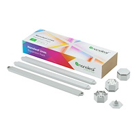Nanoleaf Nanoleaf Lines Expansion Pack - trådlös belysningsuppsättning - LED x 3 - 2 W - 16 miljoner färger - 1200-6500 K - linjä...