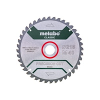 Metabo Metabo Classic Precision Cut Wood - cirkelsågblad - för plywood, mjuka träslag, lövträ, träfanér, MDF-skiva, kompositmat...