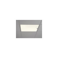 Solar Plus Infälld montering, 37W, 5425lm, 3000K, CRI 80-89, Opal, 595x...