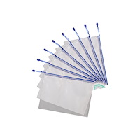 DJOIS Tarifold t-collection ZIPPER - dokumentplånbok med dragkedja - för A4 - blå, transparent