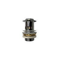 Unite Unite bundventil med lille prop og push-open 1 1/4" forkrome...