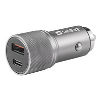 Sandberg Sandberg strömadapter för bil - USB, USB-C - 48 Watt
