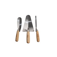 Work>it Work it by millarco® murarverktygssats med trähandtag 3 dela...
