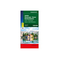 Freytag-Berndt Serbia - Montenegro - North Macedonia Road Map