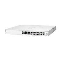Hewlett Packard Enterprise HPE Networking Instant On 1930 24G Class4 PoE 4SFP/SFP+ 370W Switch - switch - 28 portar - Administrerad - rackmonterbar