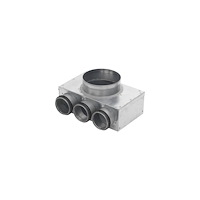 LINDAB LINDAB InDomo PVWU ventilationsvägglåda Ø125, 2 anslutningar...