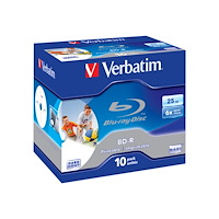 VERBATIM Verbatim - BD-R x 10 - 25 GB - lagringsmedier