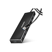 AXAGON AXAGON HUE-F7A - hubb - flat - 7 portar