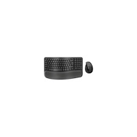 Logitech Logitech Wave Keys and Lift Combo - sats med tangentbord och mus - QWERTY - nordiskt (danska/finska/norska/svenska) - gr...