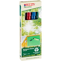 edding Permanent markerare, Edding 25 Ecoline, assorterade färger,...