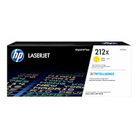 HP HP 212X - Lång livslängd - gul - original - LaserJet - tonerkassett (W2122X)