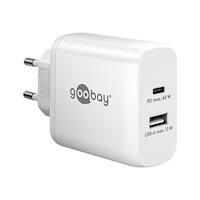 Goobay goobay strömadapter - GaN - USB, USB-C - 45 Watt