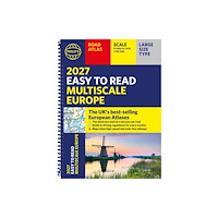 Octopus publishing group Philip's 2027 Easy to Read Multiscale Road Atlas of Europe (bok, spiral, eng)