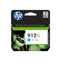HP HP 912XL - Lång livslängd - cyan - original - bläckpatron