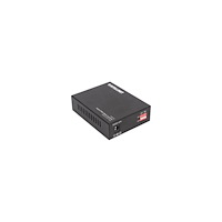 intellinet Intellinet Gigabit PoE+ Media Converter, 1 x 1000Base-T RJ45 Port to 1 x SFP Port, PoE+ Injector - medieomvandlare - 10M...