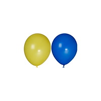 Festive Ballonger FESTIVE blå/gul 25cm 10/fp