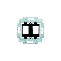 ABB ABB datauttag 2x RJ45, Keystone (svart), insats utan täcknin...