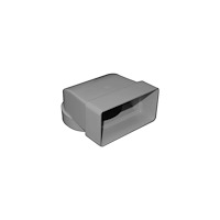 FRESH Fresh plastsystem rekt. 90° plastböj 204x60 mm för Ø100 mm,...