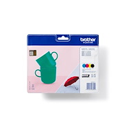 Brother Brother LC227XLVALBP - 4-pack - Lång livslängd - svart, gul, cyan, magenta - original - bläckpatron