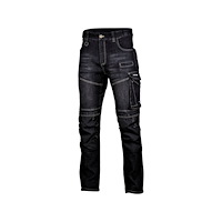 LAHTIPRO Lahti Pro jeansbyxor svarta stretch med förstärkningar, 2XL,...