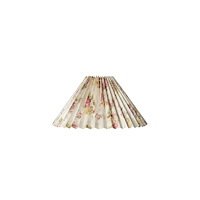 nielsen_light Plisserat skärmdrag Rosenborg Hacienda, sida 23 cm, blomster