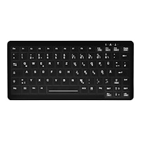 CHERRY Active Key MedicalKey AK-C4110 - tangentbord - desinficeras med servett - QWERTZ - tysk - svart Inmatningsenhet