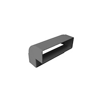 FRESH Fresh plastsystem rektangulär plastböj 204x60 mm 90° vertika...