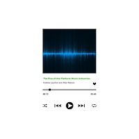 Edinburgh university press The Rise of the Platform Music Industries (häftad, eng)