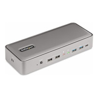 StarTech.com StarTech.com Dual-Laptop USB-C KVM Docking Station, Dual Monitor 4K 60Hz DisplayPort Dock, 5-Port USB Hub, GbE, 90W/45W...