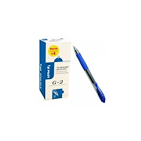 Pilot Pen Gelpennor Pilot G-2 påfyllningsbara 0,7 mm medium blå – 20-p...
