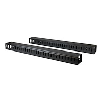 StarTech.com StarTech.com Vertikal kabelorganiserare med fingerkanaler - 0U - 1,8 m - kabelhållare - 40U
