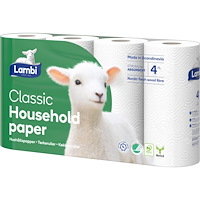 Lambi Hushållspapper Lambi Classic 2-lagers L12,33 m Svanenmärkt v...