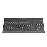 CHERRY CHERRY STREAM KEYBOARD TKL - tangentbord - hela norden - svart Inmatningsenhet