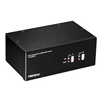TRENDnet TRENDnet TK-240DP - omkopplare för tangentbord/video/mus/ljud/USB - 2 portar - TAA-kompatibel