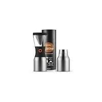 asobu Asobu Cold Brew, Kaffebryggare för kallt kaffe, Svart, Silve...
