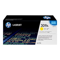 Hewlett-Packard HP 309A - gul - original - LaserJet - tonerkassett (Q2672A)