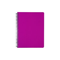 BANTEX Bantex anteckningsbok A4 spiral PP Svanenmärkt rosa 80 blad...