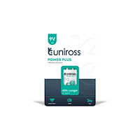 Uniross Batteries Power Plus Alkaline 6LR61 9V
