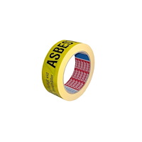 tesa TESA PVC-varningsband för märkning av asbestavfall robust te...