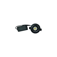 Nordtronic Downlight Velia Low Profile 5W 2700K CRI>95 rund, matt svart