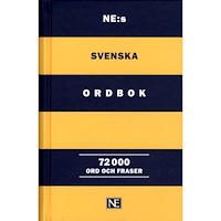 NE Nationalencyklopedin NE:s svenska ordbok 72 000 ord och fraser (inbunden) (Skadad)