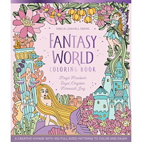 Emelie Lidehäll Öberg Fantasy World Coloring Book (inbunden, eng)