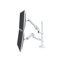 ERGOTRON Ergotron LX monteringssats - för 2 LCD-bildskärmar - vit