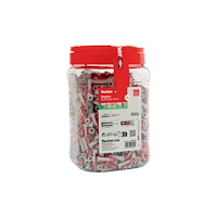 Fischer fischer DUOPOWER 6x30 BigBox väggpluggar ljusgrå/röd 950 st...
