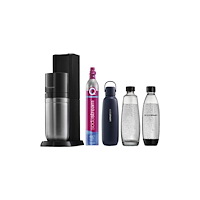 SodaStream DUO kolsyretillverkare titan + dubbelväggig metallflaska Fiz...
